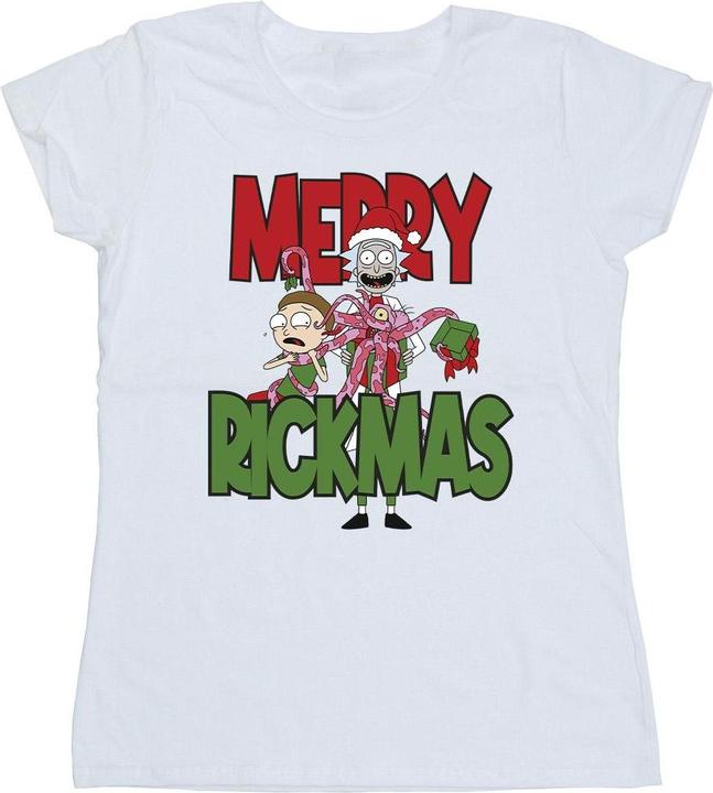 Immagine prodotto Rick And Morty Merry Rickmas Maglietta Donna (L)