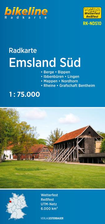 Produktbild Radkarte Emsland Süd (RK-NDS10)