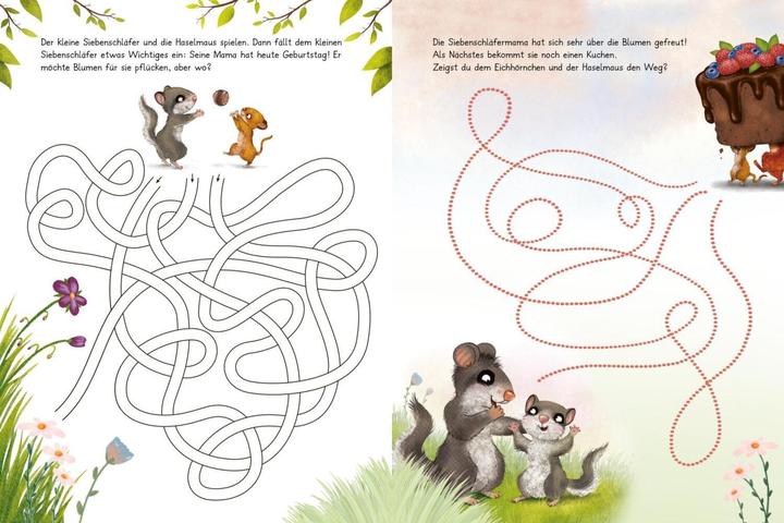 Produktbild Der kleine Siebenschläfer: Zeig mir den Weg durchs Labyrinth! (Deutsch, Sabine Bohlmann, Kerstin Schoene, Christine Rechl, 2023)