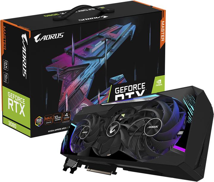 Immagine prodotto Gigabyte GeForce RTX 3080 Aorus Master (10 GB)
