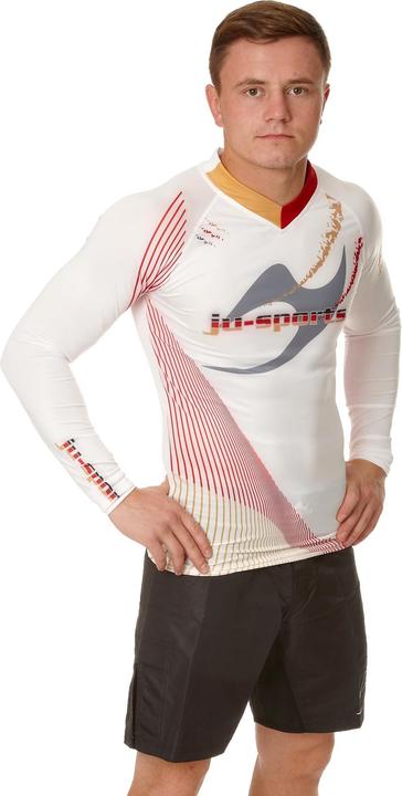 Produktbild Ju-Sports Rashguard Pro C18 Germany kurzarm weiss (L)