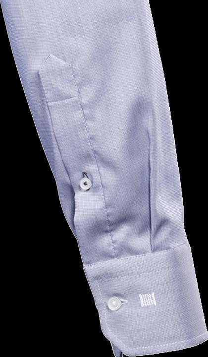 Produktbild The Basics Hemd Modern Fit Hai bügelleicht print white (S)