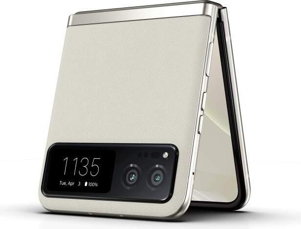 Actual product image Motorola Razr 40 (256 GB, Vanilla cream, 6.90", SIM + eSIM, 64 Mpx, 5G)