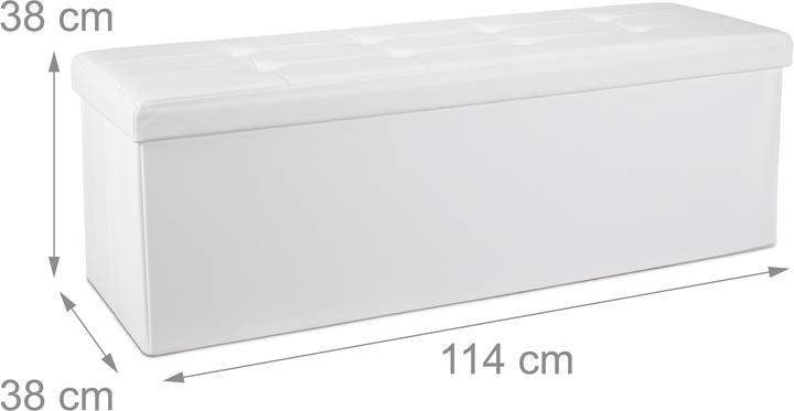 Produktbild Relaxdays Faltbare Sitzbank (114 cm)