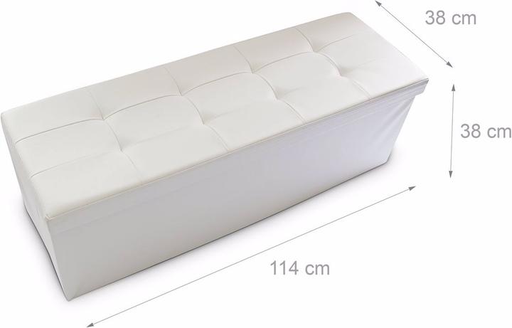 Produktbild Relaxdays Faltbare Sitzbank (114 cm)