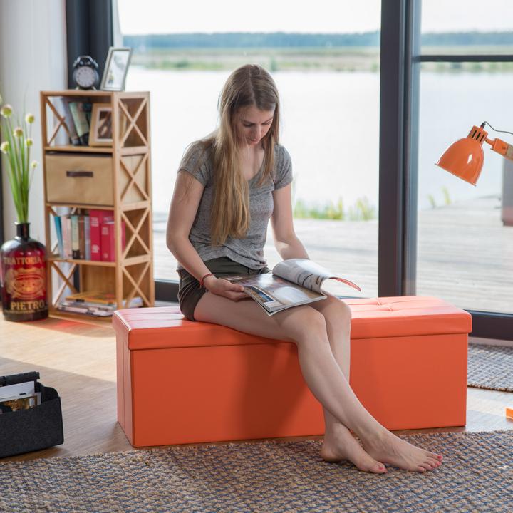 Produktbild Relaxdays Faltbare Sitzbank (114 cm)