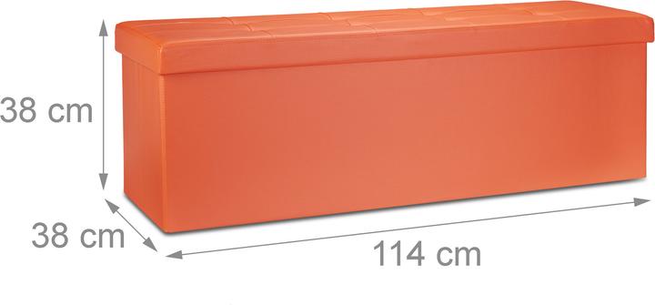 Produktbild Relaxdays Faltbare Sitzbank (114 cm)