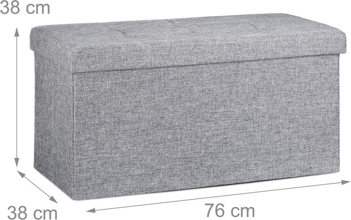 Produktbild Relaxdays Faltbare Sitzbank (38 cm)
