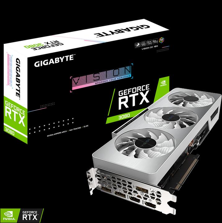 Produktbild Gigabyte GeForce RTX 3080 Vision OC (10 GB)