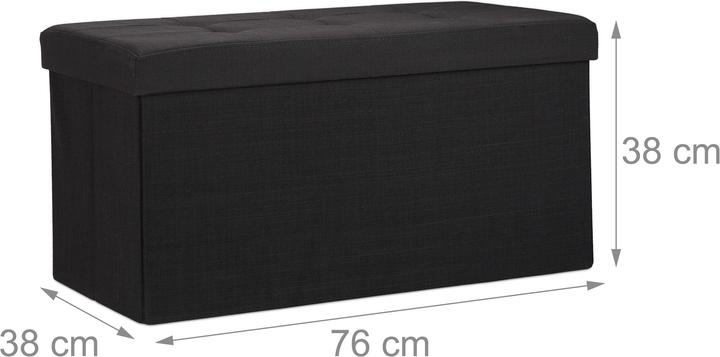 Produktbild Relaxdays Faltbare Sitzbank (76 cm)