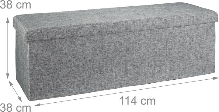 Produktbild Relaxdays Faltbare Sitzbank (38 cm)