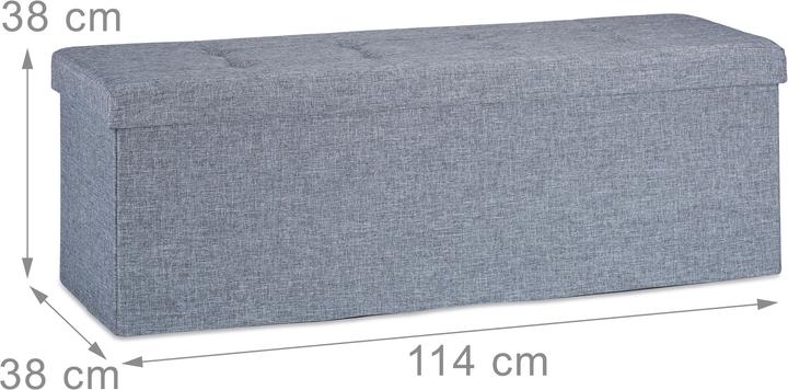 Produktbild Relaxdays Faltbare Sitzbank (114 cm)