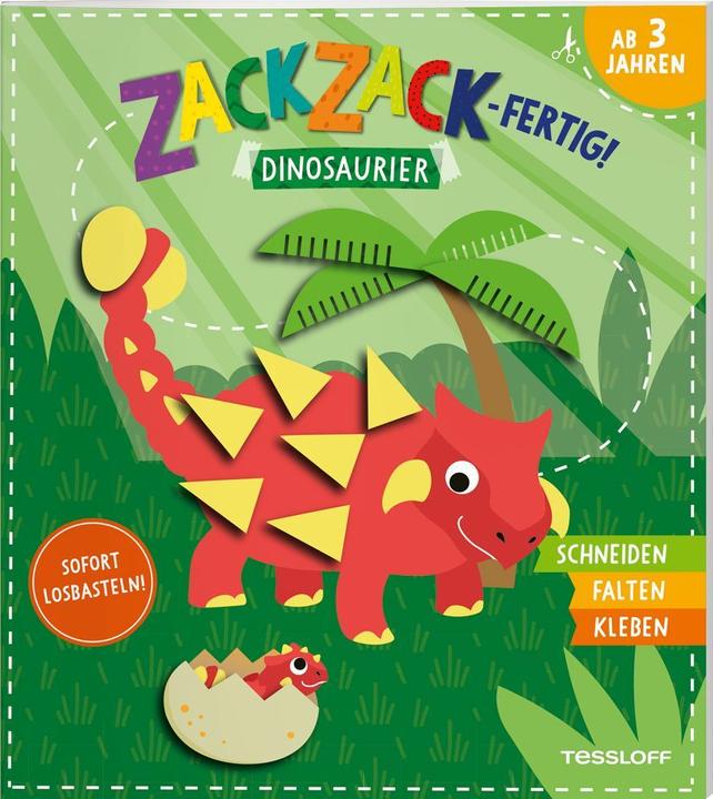 Productafbeelding Tessloff Zack, zack - fertig! Dinosaurier (Duits, Carmen Eisendle, 2023)