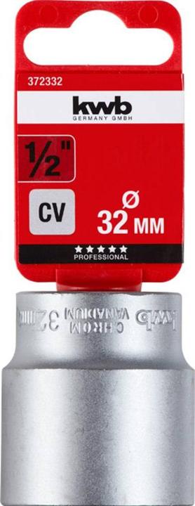 Actual product image kwb 372332 Socket 32 mm 1/2" (32 mm)