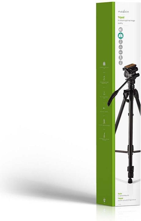 Immagine prodotto Nedis Treppiede Carico massimo: 3,0 kg Altezza minima di lavoro: 60,0 cm Altezza massima di lavoro: 165,0 (Materiale sintetico, Metallo)
