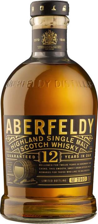 Produktbild Aberfeldy 12 Years (Single Malt, Scotch Whisky, 1 x 70 cl)
