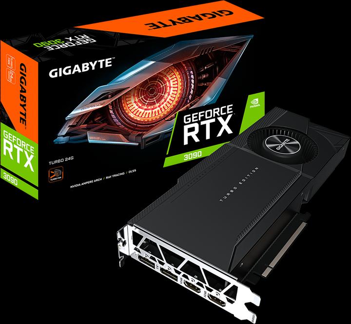 Image du produit Gigabyte GeForce RTX 3090 TURBO 24G (24 Go)
