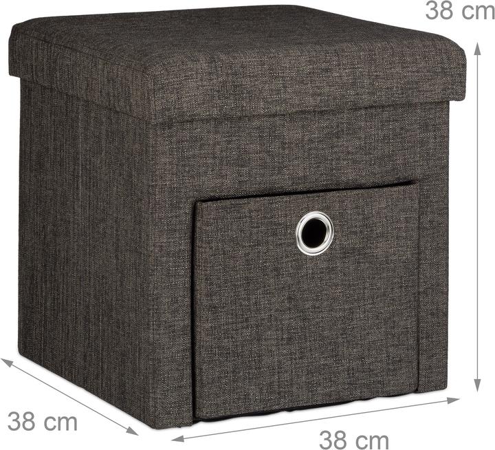 Produktbild Relaxdays Faltbarer Sitzhocker