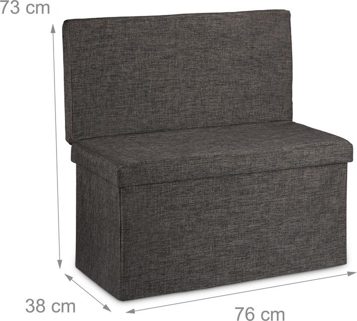 Actual product image Relaxdays Foldable seat stool