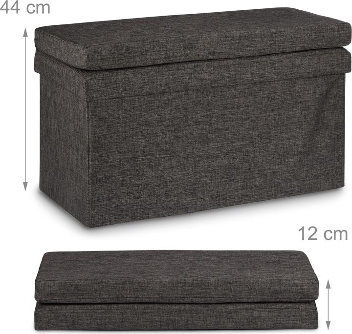 Actual product image Relaxdays Foldable seat stool