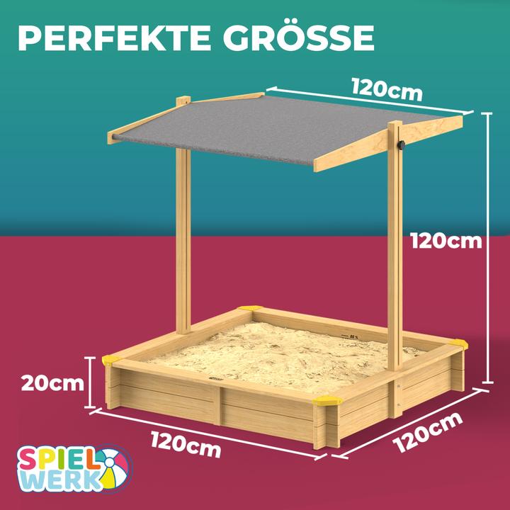 Image du produit Spielwerk Bac à sable avec toit