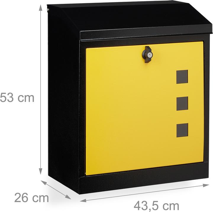 Actual product image Relaxdays Mailbox