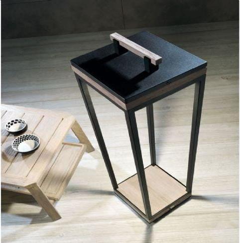 Actual product image Ethimo Carrè XL Floor Lamp pour l'extérieur (IP44)