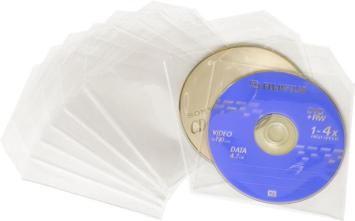 Produktbild MediaRange CD/DVD transparente Plastikhüllen
