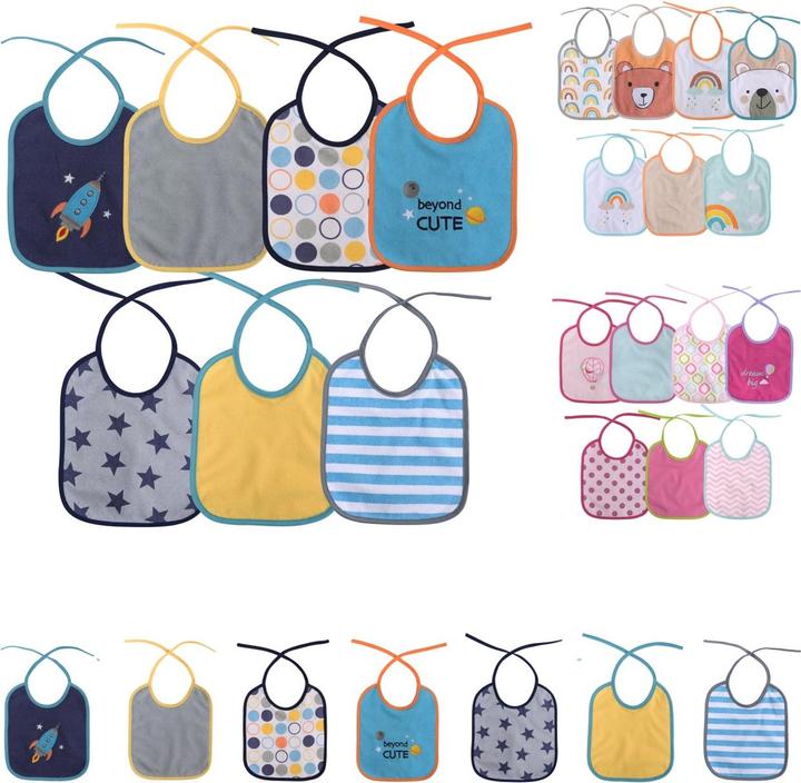 Actual product image Baby Care set de bavoirs bébé 7 pièces