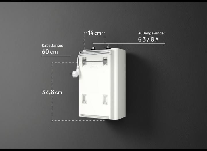 Actual product image Stiebel Eltron UFP 5 Trend small cylinder with plug, thermostop, under-sink boiler 5 l low pressure, 2 kW