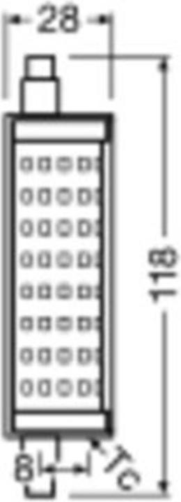 Produktbild Ledvance LED-Lampe (R7s, 15 W, 2000 lm, 1 x, E)