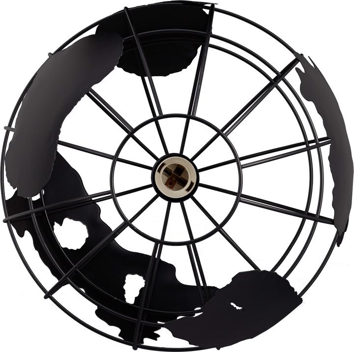 Image du produit Relaxdays Lampe à suspension abat-jour boule globe (E27)