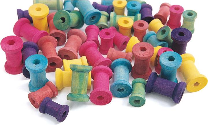 Produktbild Colorations Farbige Holzspulen, 50er-Set