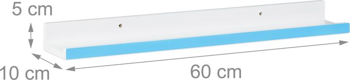Actual product image Relaxdays Slim Floating Shelf (60 x 10 x 5 cm)