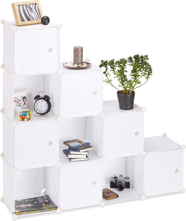 Image du produit Relaxdays Étagère Rangement 16 Casiers
