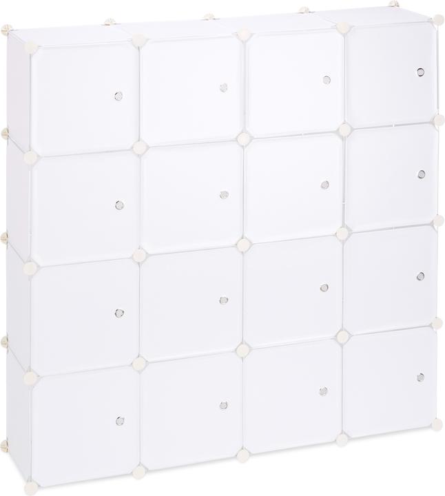Image du produit Relaxdays Étagère Rangement 16 Casiers