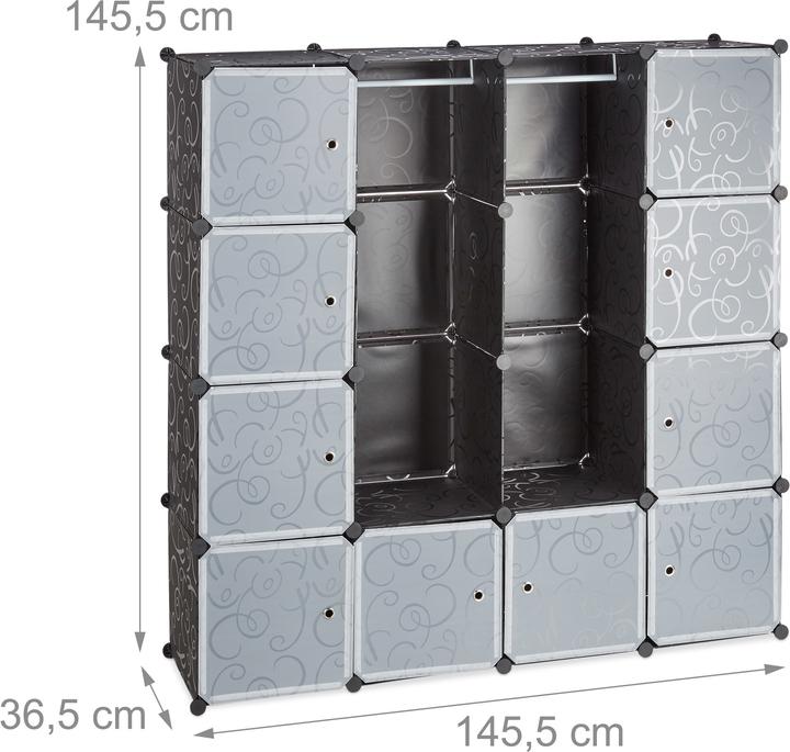 Produktbild Relaxdays Stecksystem (145.5 x 36.5 x 145.5 cm)