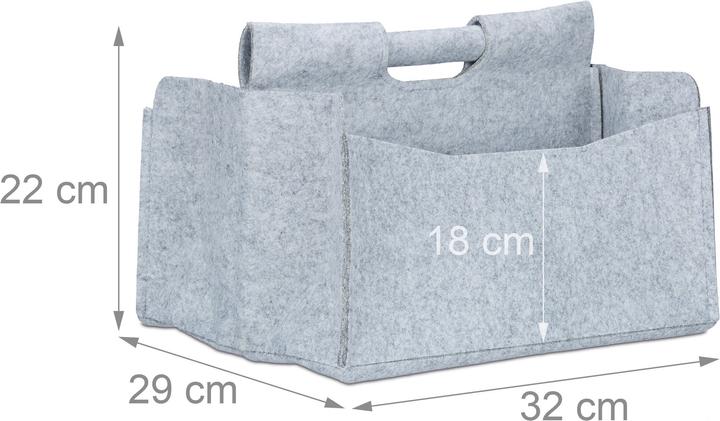 Produktbild Relaxdays Zeitungskorb (32 x 28 x 24 cm)