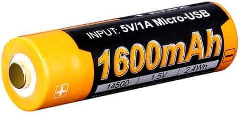 Actual product image Fenix ARB-L14-1600U - Li-Ion battery type 14500 (AA)