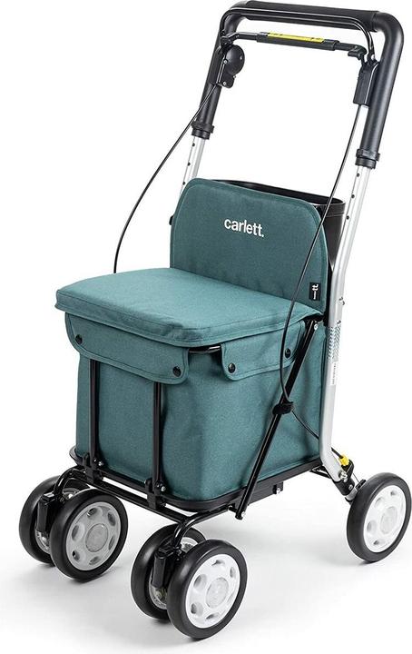 Carlett Einkaufsrollatoren Stoff Grün 29L/15kg