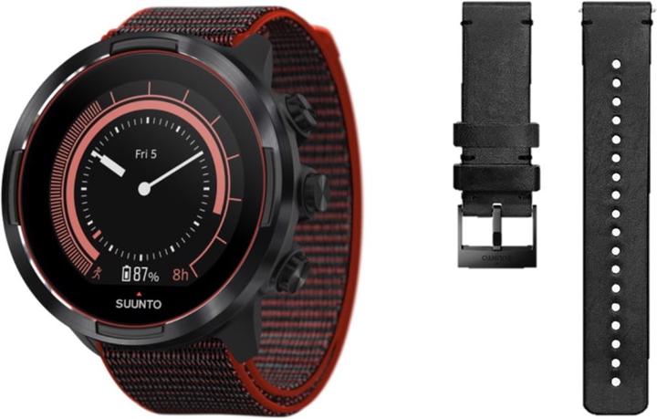 Image du produit Suunto Gift Box 9 Baro Red avec bracelet en cuir supplémentaire (50 mm)