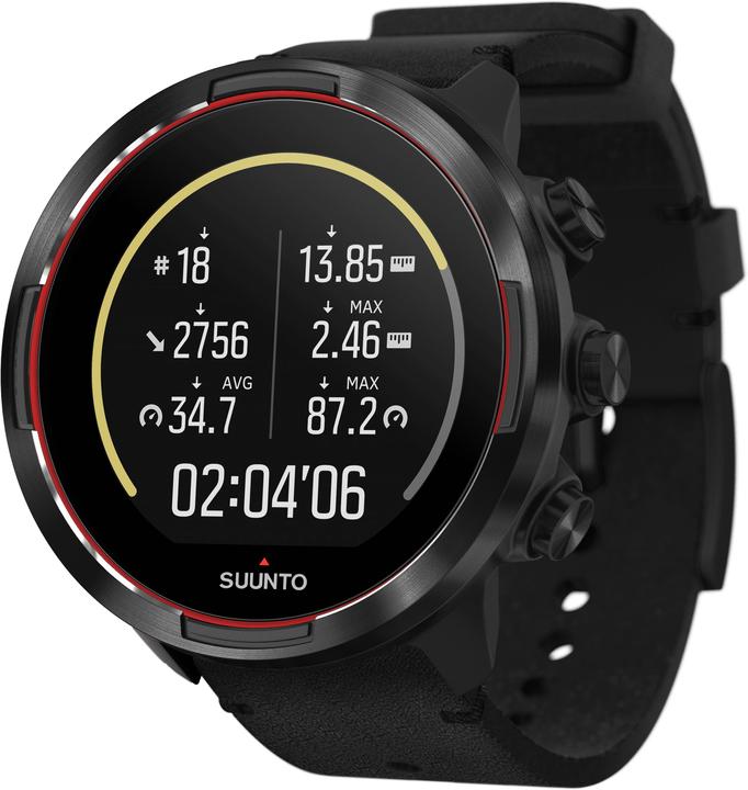 Image du produit Suunto Gift Box 9 Baro Red avec bracelet en cuir supplémentaire (50 mm)