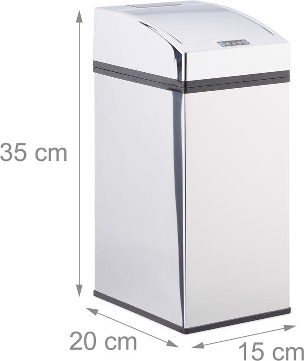 Produktbild Relaxdays Mülleimer Sensor (7 l)