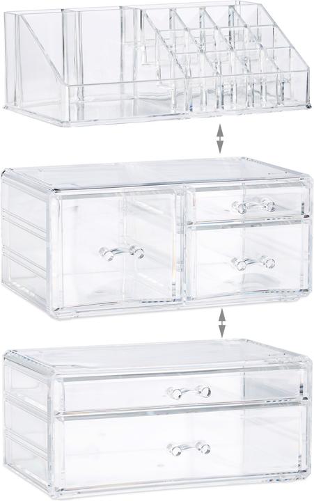 Image du produit Relaxdays Organisateur cosmétique 21 compartiments
