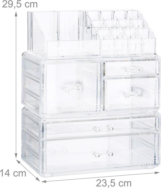 Image du produit Relaxdays Organisateur cosmétique 21 compartiments