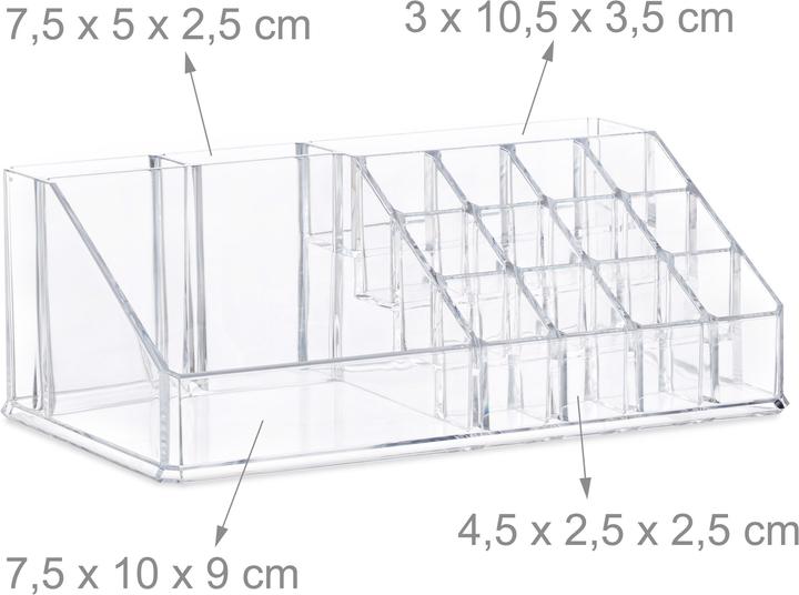 Image du produit Relaxdays Organisateur cosmétique 21 compartiments