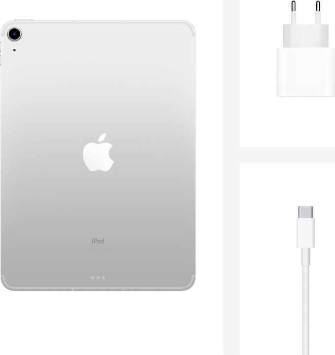Produktbild Apple iPad Air 2020 (4. Gen) (4G, 10.90", 64 GB, Silver)