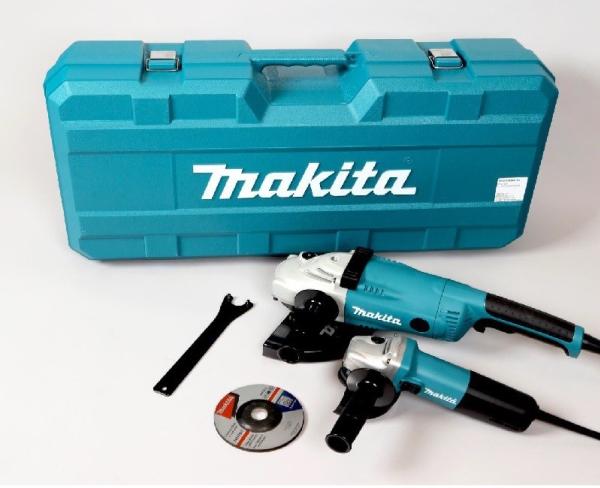 Actual product image Makita DK0053G Angle grinder set incl. carrying case, GA9020 & 9558HNR (125 mm)