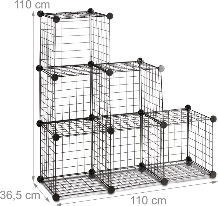 Produktbild Relaxdays Regalsystem (110 x 36.5 x 110 cm)