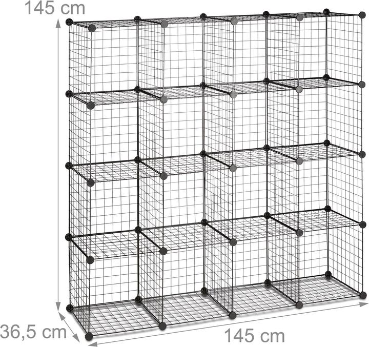 Actual product image Relaxdays Modular Grid Shelf